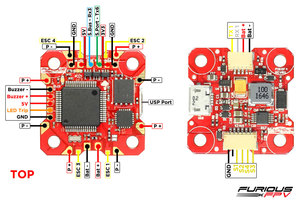 Controleur de vol Piko F4 BB - FuriousFPV