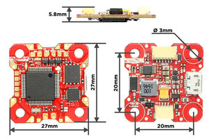 Controleur de vol Piko F4 BB - FuriousFPV